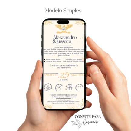 Convite de Casamento Interativo Virtual 63