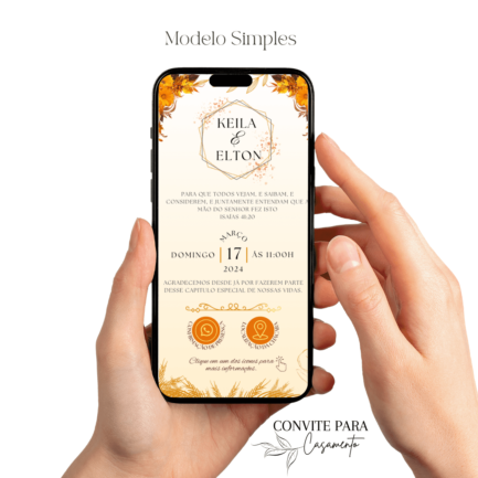 Convite de Casamento Interativo Virtual 81