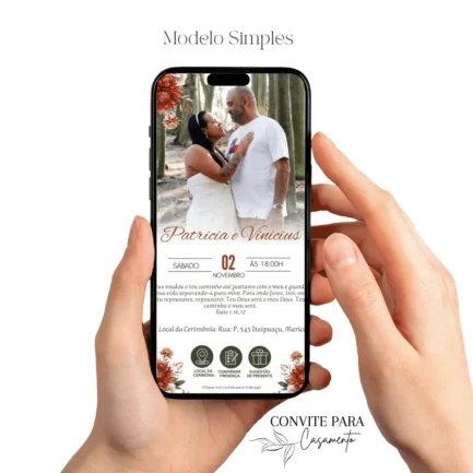Convite de Casamento Interativo Virtual 57