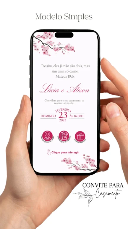 Convite de Casamento Interativo Virtual 61 - Image 2