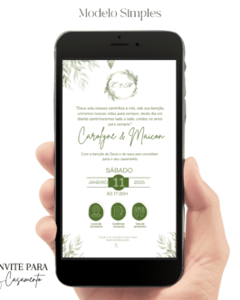Convite de Casamento Interativo Virtual 72