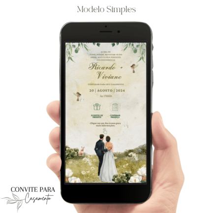 Convite de Casamento Interativo Virtual 78