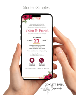 Convite de Casamento Interativo Virtual 80