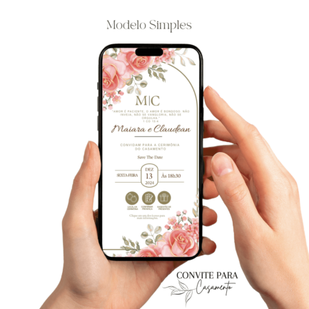 Convite de Casamento Interativo Virtual 102